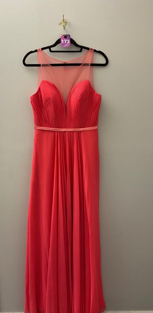 Watermelon Pink Formal Dress