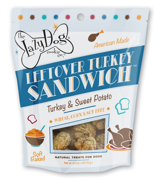 Mutt Mallows ~ Leftover Turkey Sandwich (Turkey & Sweet Potato)