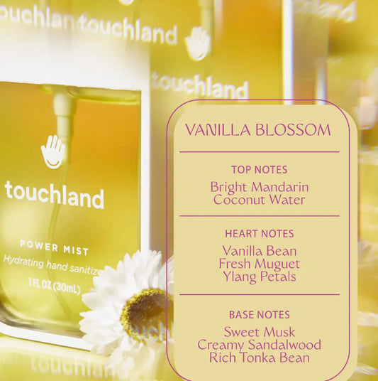Touchland Power Mist Hand Sanitizer ~ Vanilla Blossom