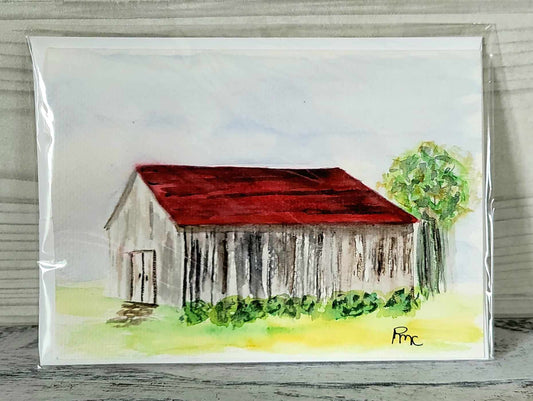 Barn Handmade Card