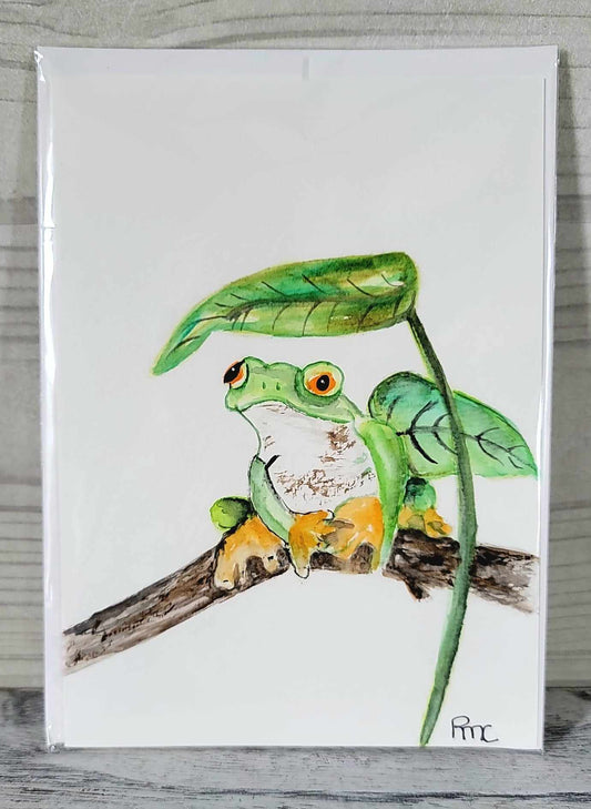 Frog Handmade Card