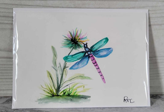 Dragonfly Handmade Card